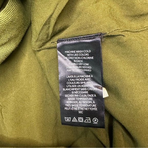 Free People-We the People olive Rebel Knit Oversized Moto Jacket Sz L - Picture 11 of 13